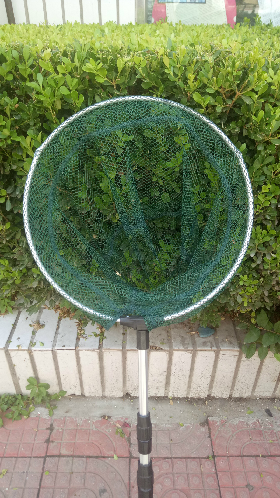 批发普通三节铝合金定位抄网抄兜子捞网钓鱼用品垂钓用品渔具用品