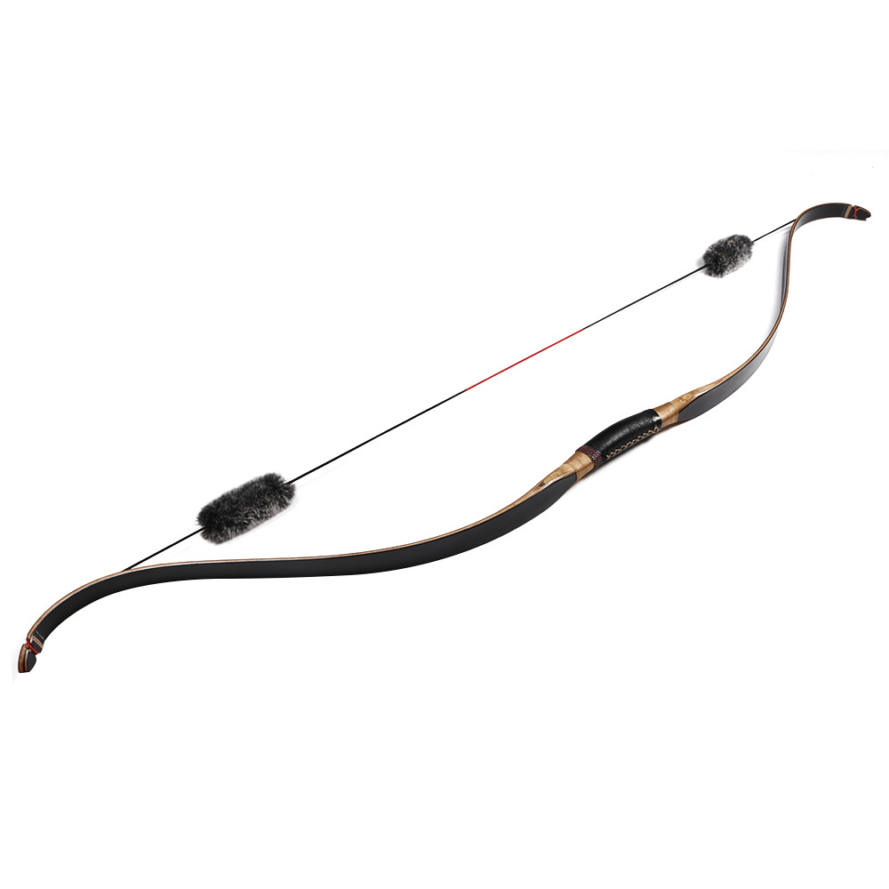 初尘木质传统反曲弓 层压弓片25-45磅 射箭器材户外用品