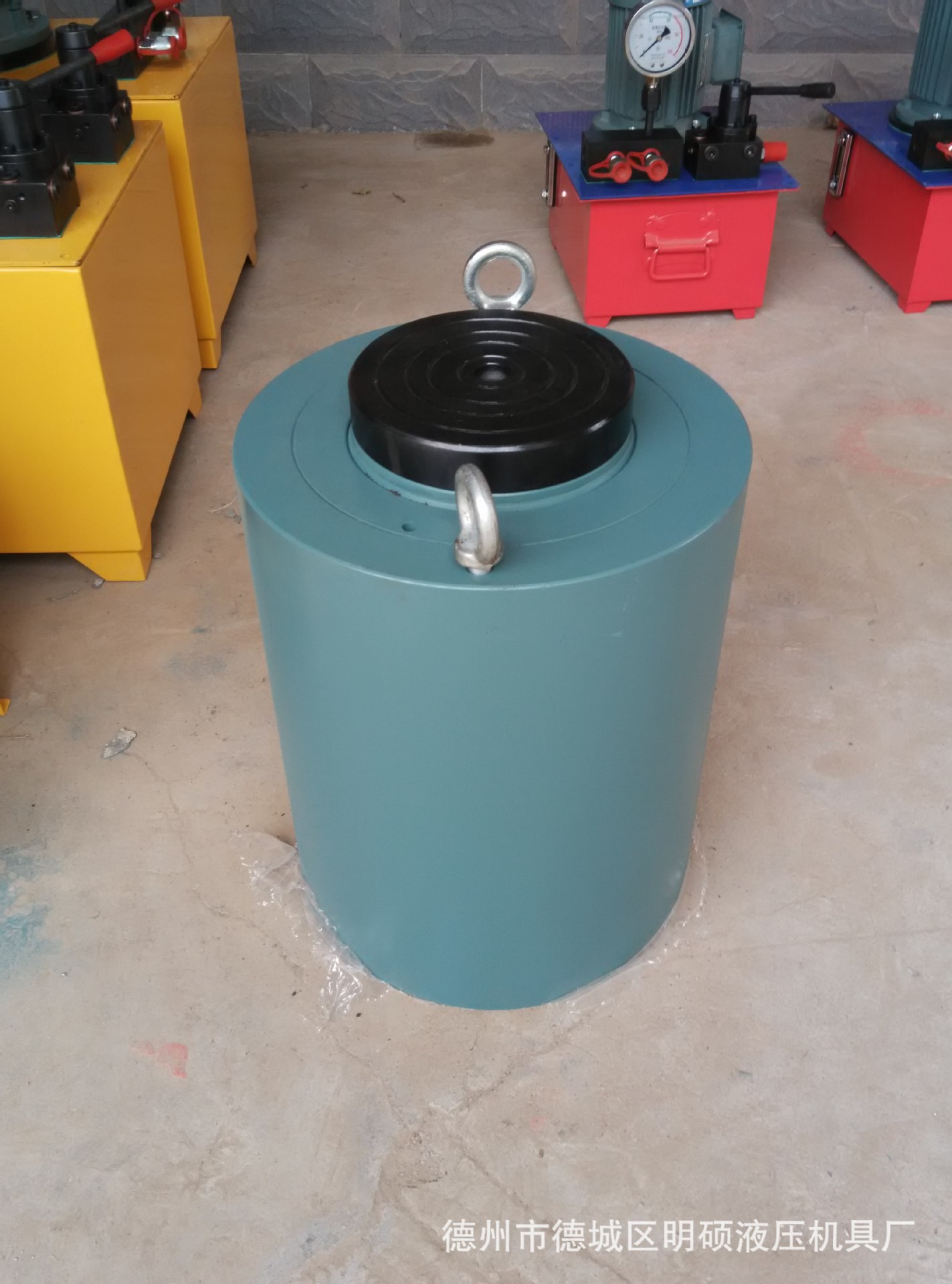 0成交56台厂家手动双作用空心cl液压缸非标液压油缸qf伸缩式电动