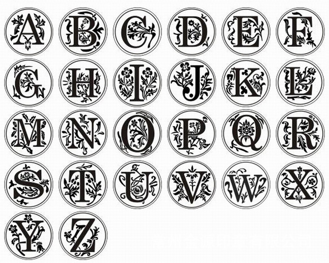 供应 欧式复古英文字母火漆印章 梨木孔雀镀银手柄火漆印章