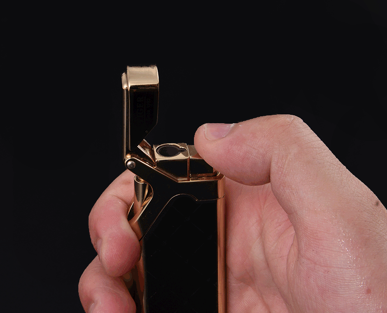 大虎明火气体防风打火机批发礼品烟具轻薄时尚