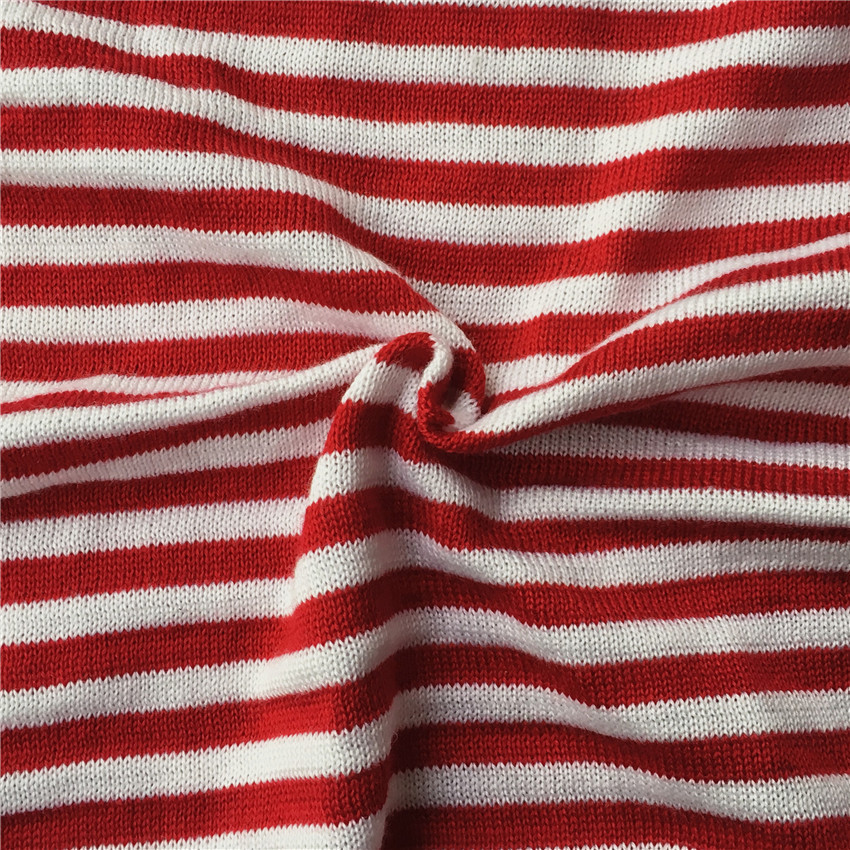 毛线布 条纹针织布 圣诞玩具面料 玩具毛线针织条纹面料_针织面料_面