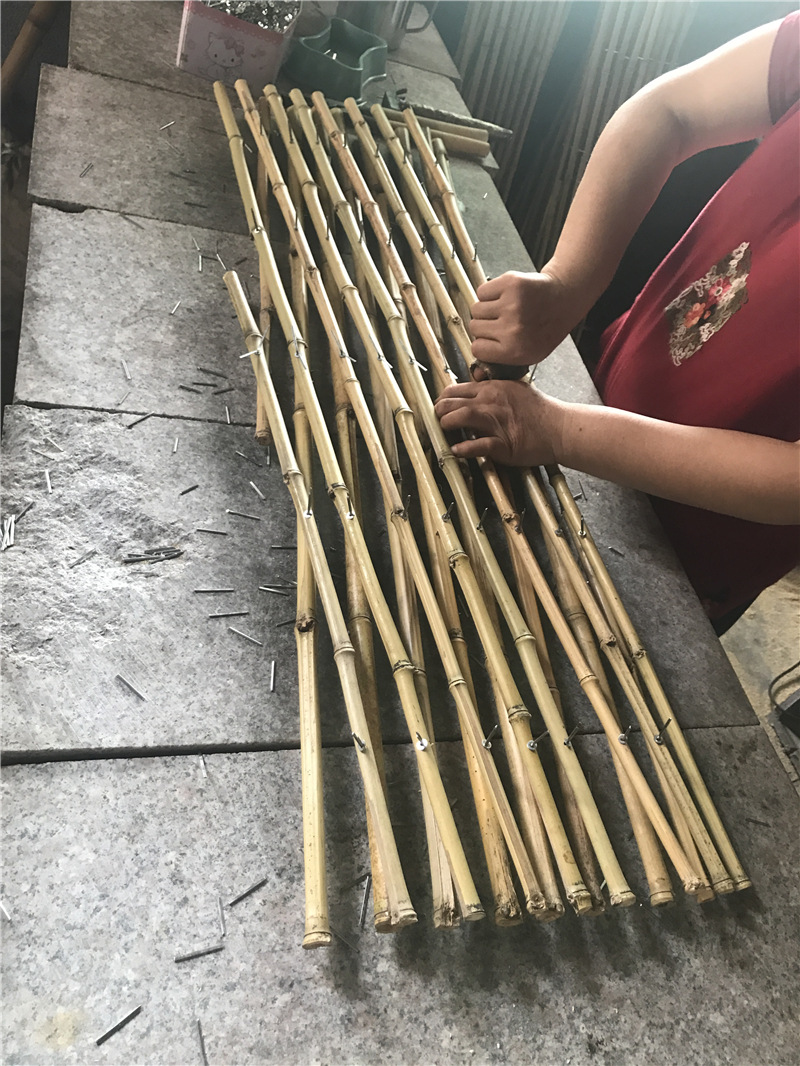 热卖伸缩竹篱笆栅栏 围栏 护栏 园林装饰 花园竹制篱笆厂家批发