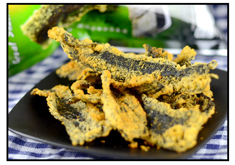 热卖 泰国进口晨光天妇罗日式炸海苔 脆海苔零食 6袋*4包/件