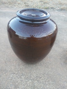 酒坛 优质酒坛子内口径14cm 20斤酒坛 酒缸土陶存酒容器 酿酒缸