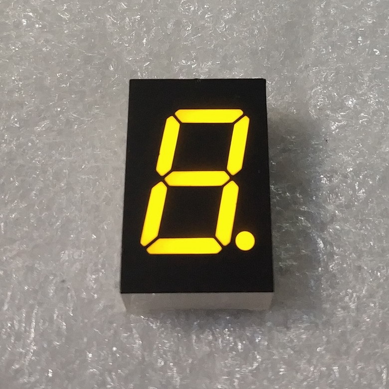 5英寸 1位 黄色 led数码管