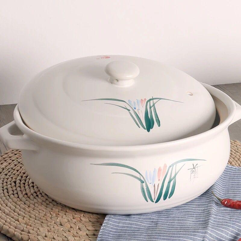 厂家批发康舒砂锅 隔热耐高温火锅煲 家用陶瓷养生汤煲 米线沙锅