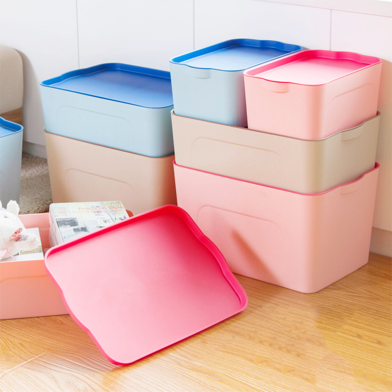 Japanese-Style Storage Box Plastic Pp Storage Box Multifunctional Storage Box Home Toy Storage Box 0337