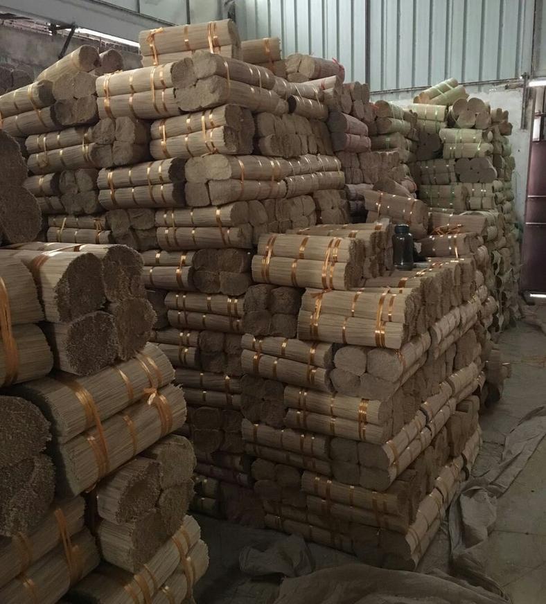 厂家直销批发外贸高端佛香竹制品签竹香芯制竹签规格可定制