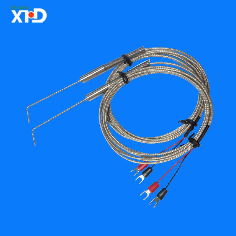 5*100探针式测温热电偶wrnk-191温度传感器k型铠装热电偶