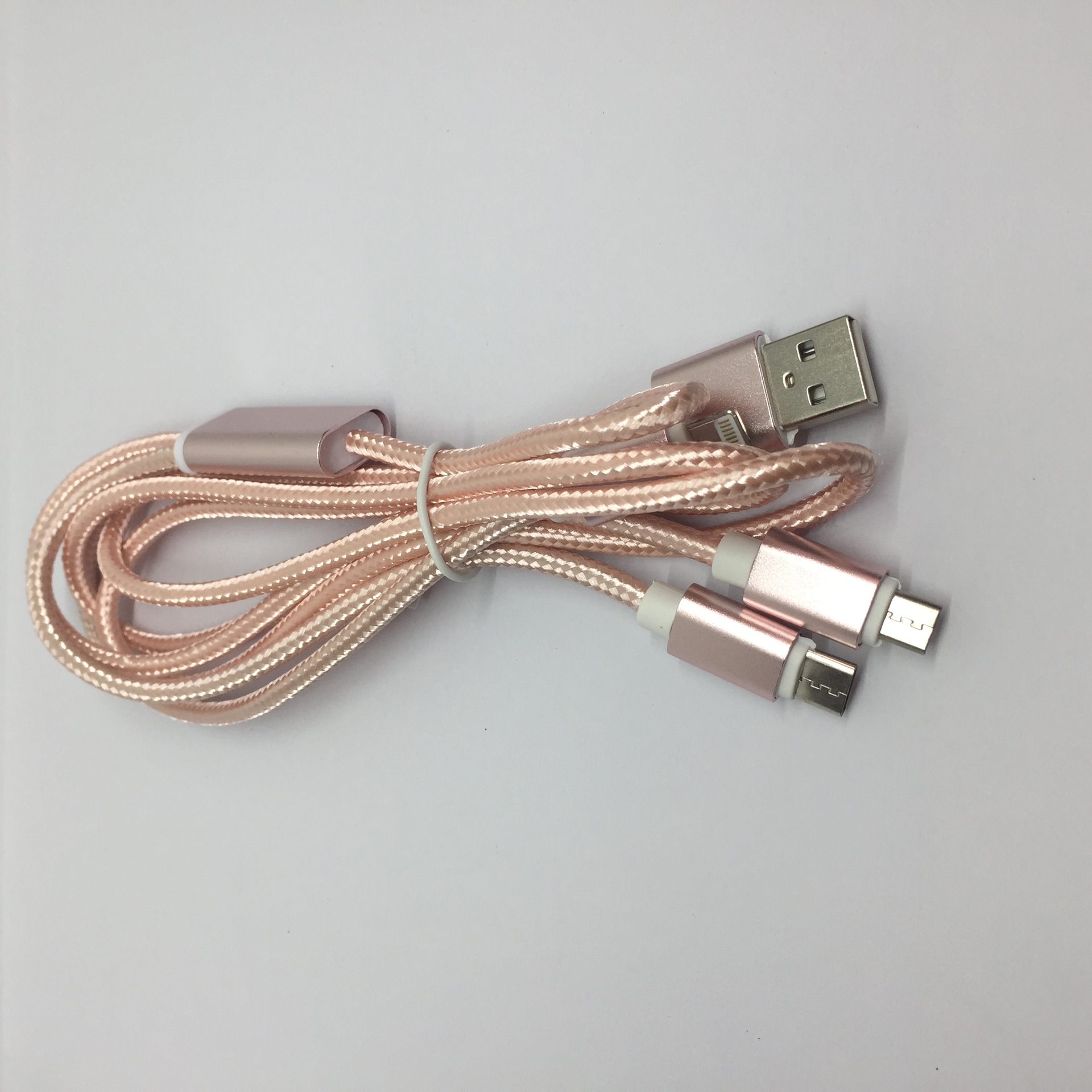 一拖三多功能1.2米数据线 监狱货 乐视 安卓 6s手机通用多头充电