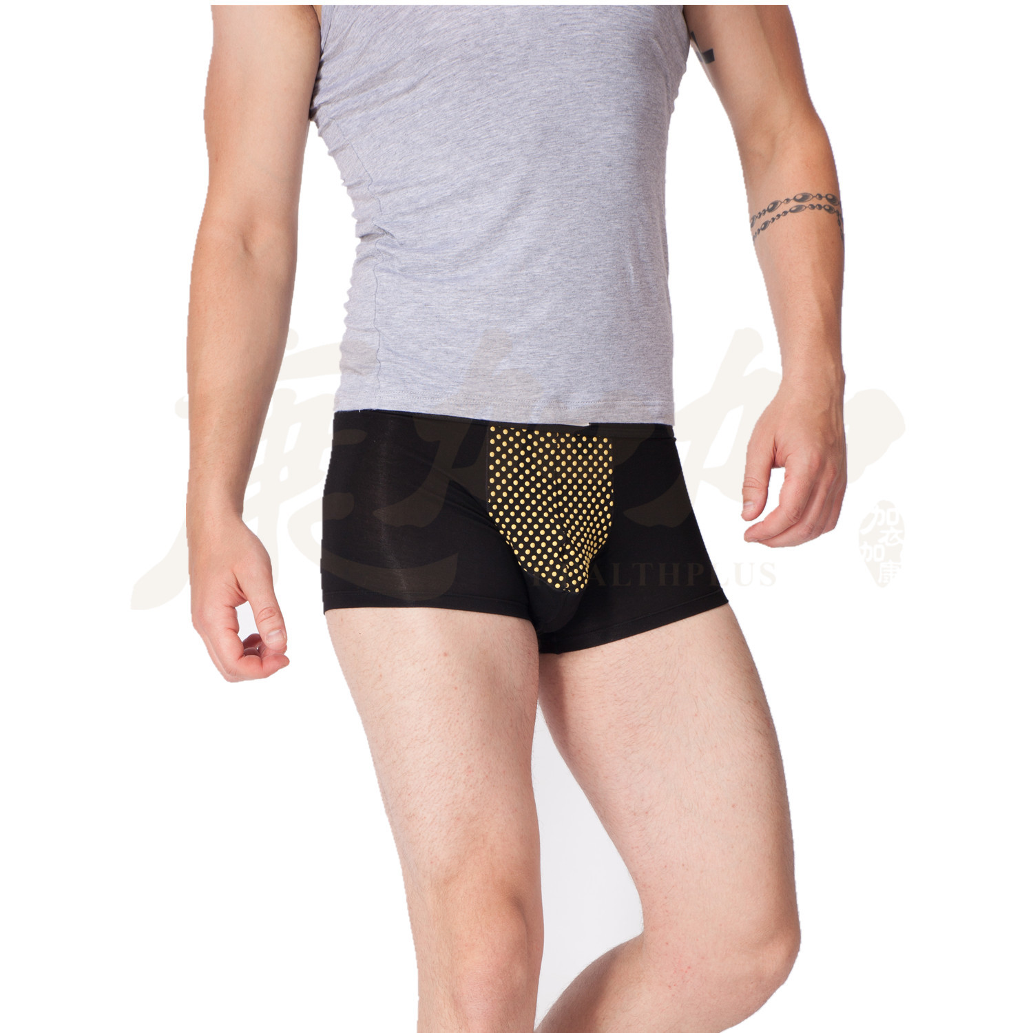 康加加石墨烯磁石卫裤 养生能量内裤