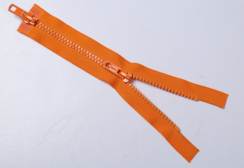 sbs3#5#树脂开尾双头双向拉链 防爆环保塑料户外拉链 定制厂家