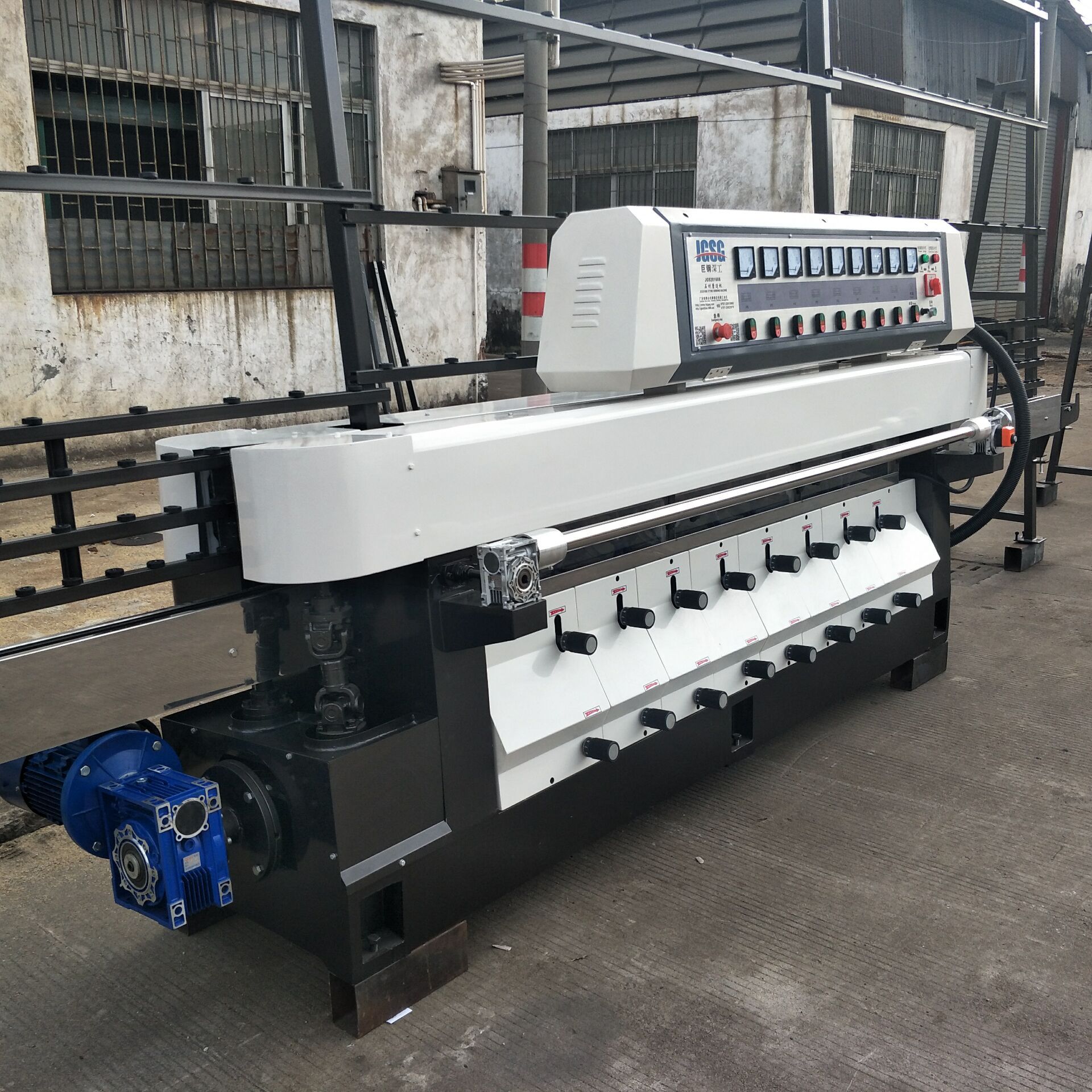 巨钢8磨头石材磨边机 大理石,瓷砖必备加工多功能边形大型设备