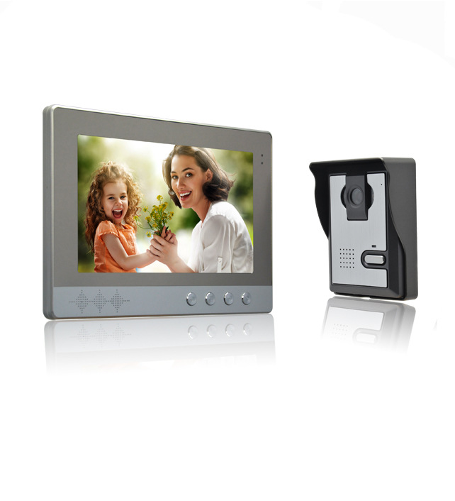 10寸彩色数字可视对讲可视电话厂家直销家用别墅型红外夜视