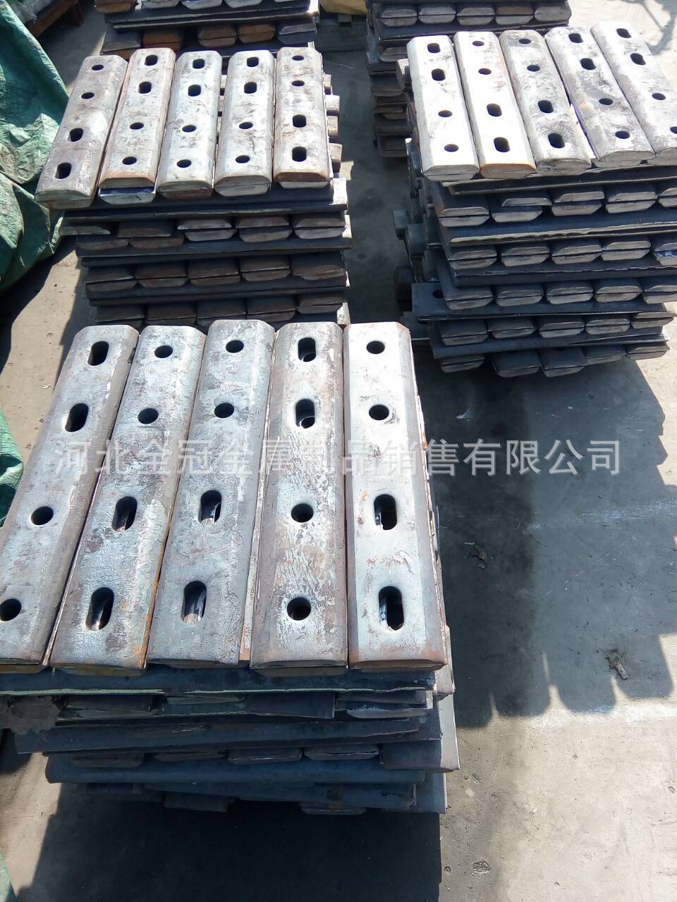 qu80斜接头夹板 qu70斜接头夹板 鱼尾板 qu100轨道连接板