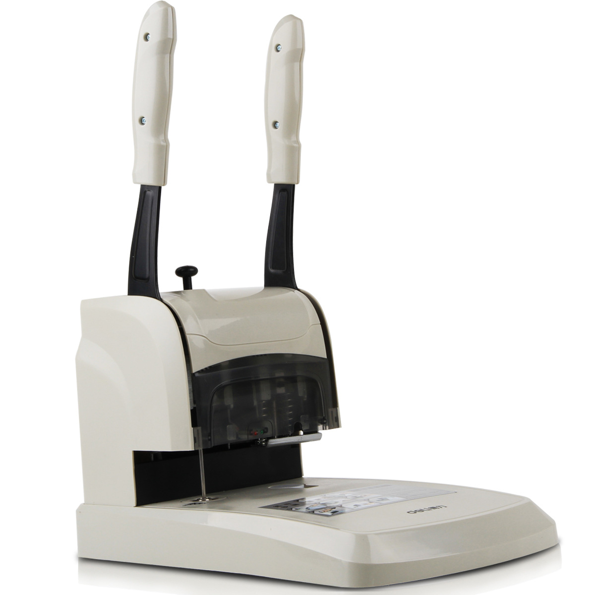 得力3881会计财务凭证装订机手动打孔机自动热熔铆管装订机