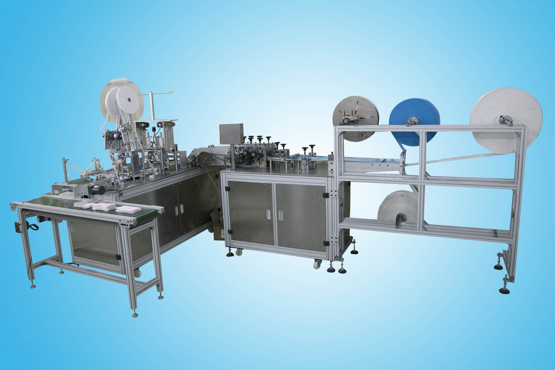 广东全自动一拖一内耳带无纺布口罩机 东莞邦银机械厂家直销