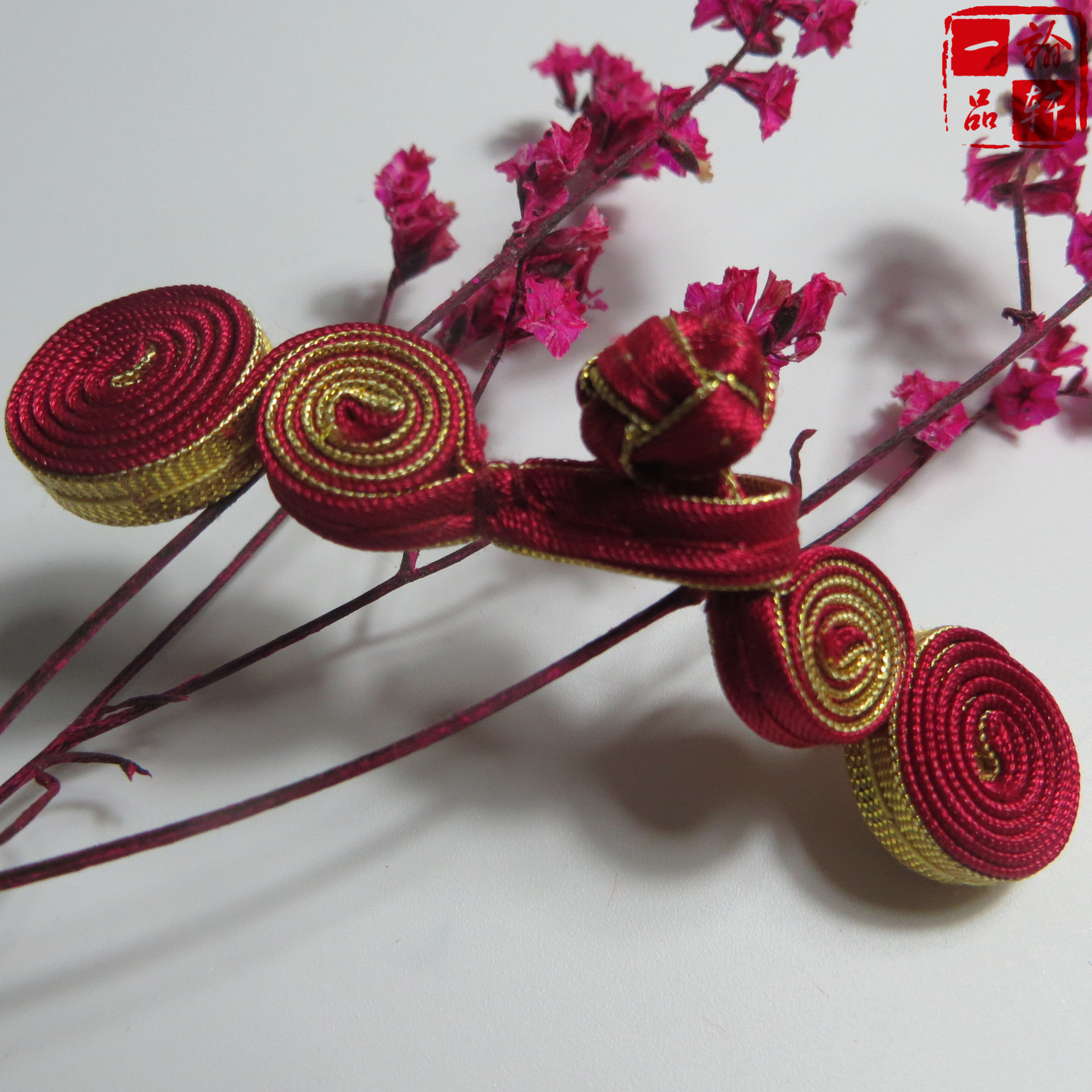 二轮葫芦手工旗袍扣中式手缝盘扣 儿童唐装两轮布扣衣扣装饰