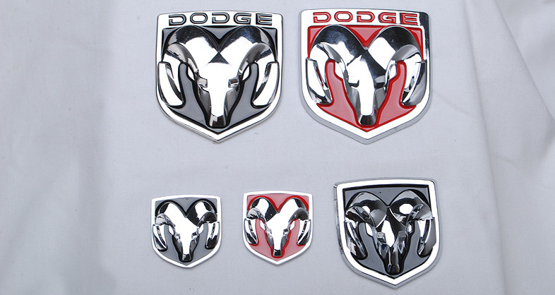 dodge道奇公羊车标酷威车标酷博改装公羊头标 金属车贴尾标中网标