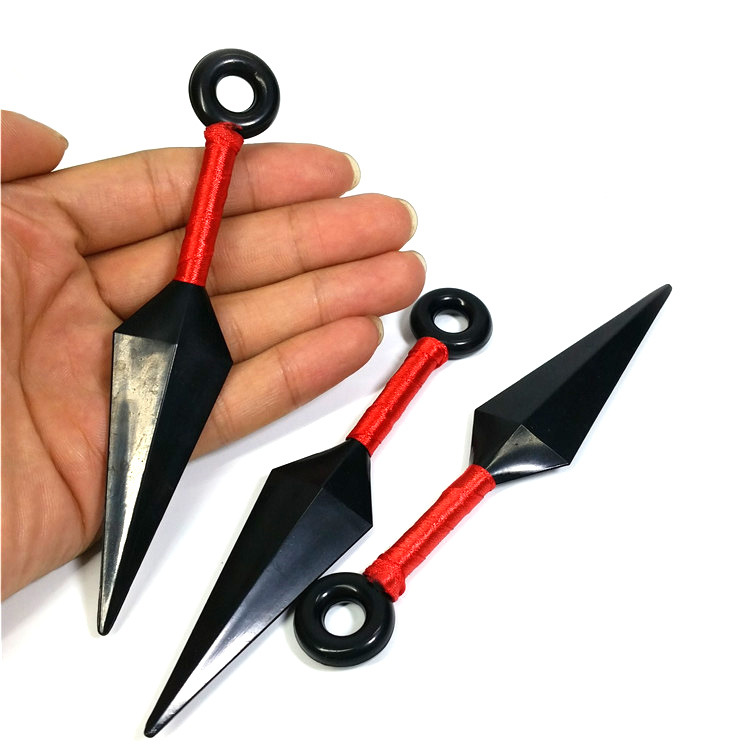 13cm火影忍者苦无鸣人佐助cos道具动漫周边塑料手里剑玩具手办