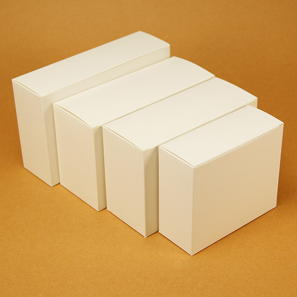 现货批发白卡纸盒长方形多规格小白盒通用纸盒可定制彩色印刷