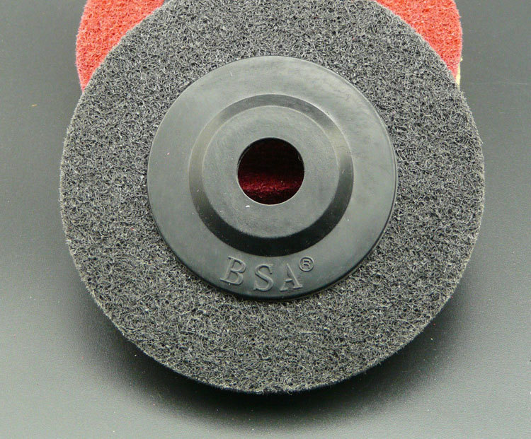 恒兴角向尼龙纤维轮角磨金属不锈钢抛光片不织布拉丝研磨轮100*16