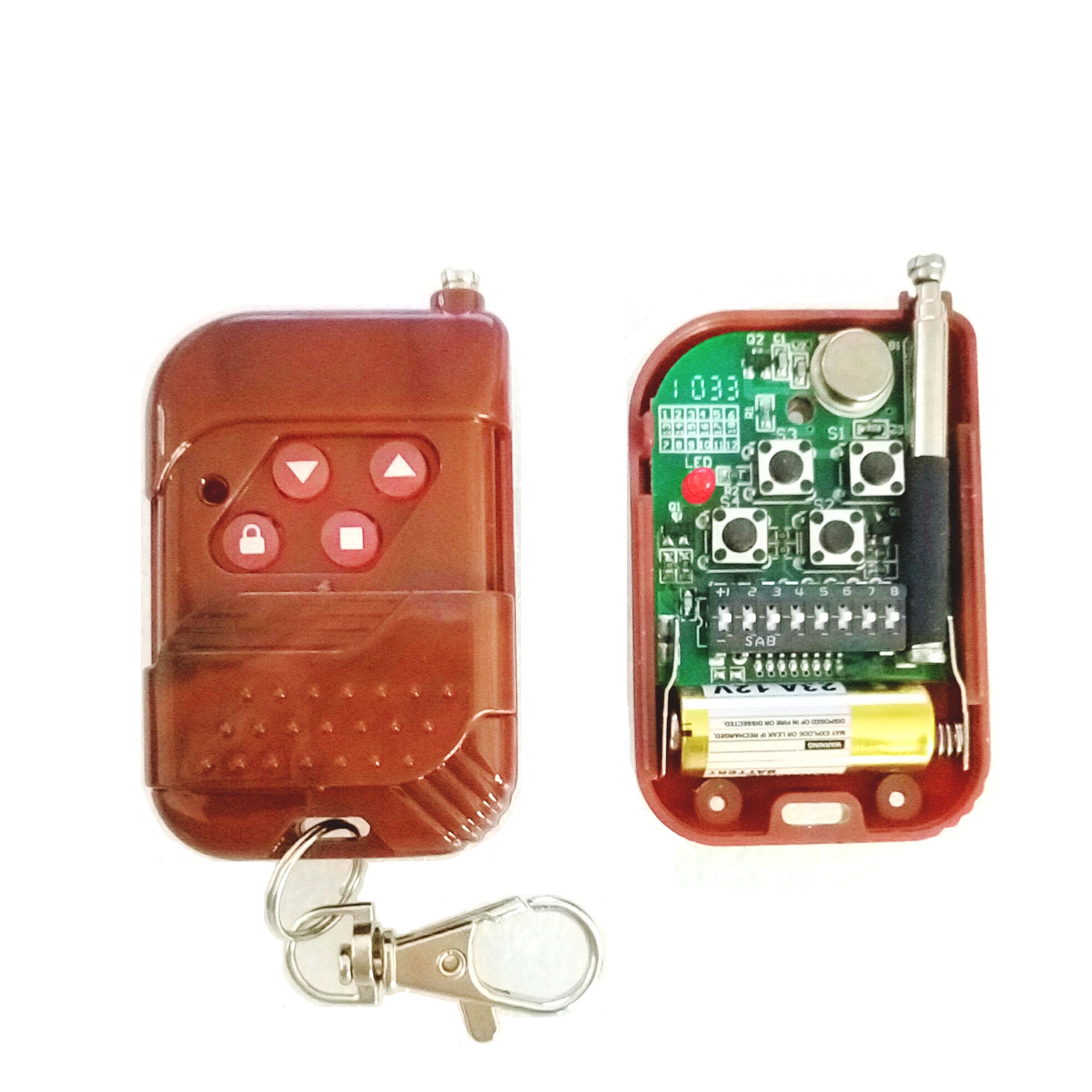 315/433/390拔码遥控器2260芯片华麟 天宇 骑士 杰龙卷闸门机遥控