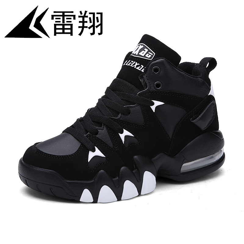 雷翔2020新款运动鞋跨境大码高帮气垫品牌篮球鞋情侣潮鞋男批发