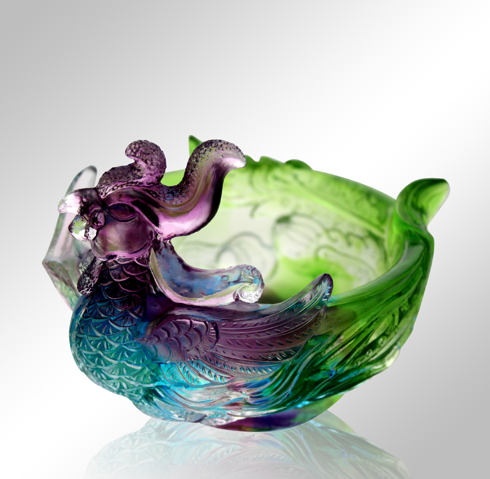 厂家直批高档礼品琉璃碗等多款琉璃工艺品 古法琉璃摆件