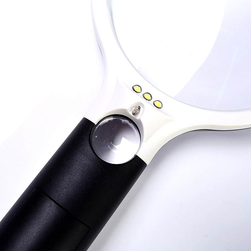 70108ab高倍高清手持放大镜led带灯放大镜珠宝放大镜现货供应批发