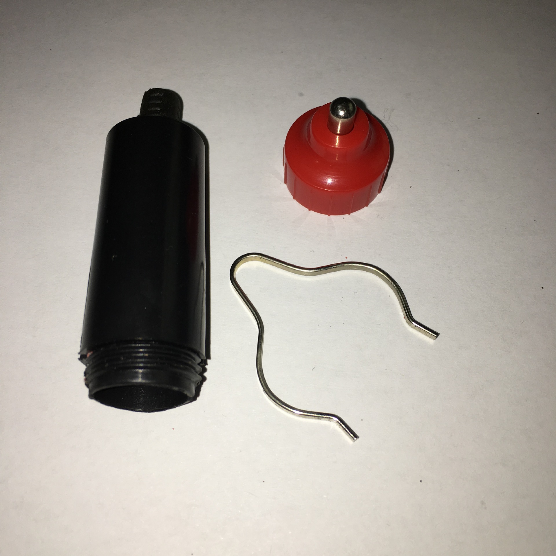 点烟器用成品钢丝点火头卡簧普通红黑头卡簧