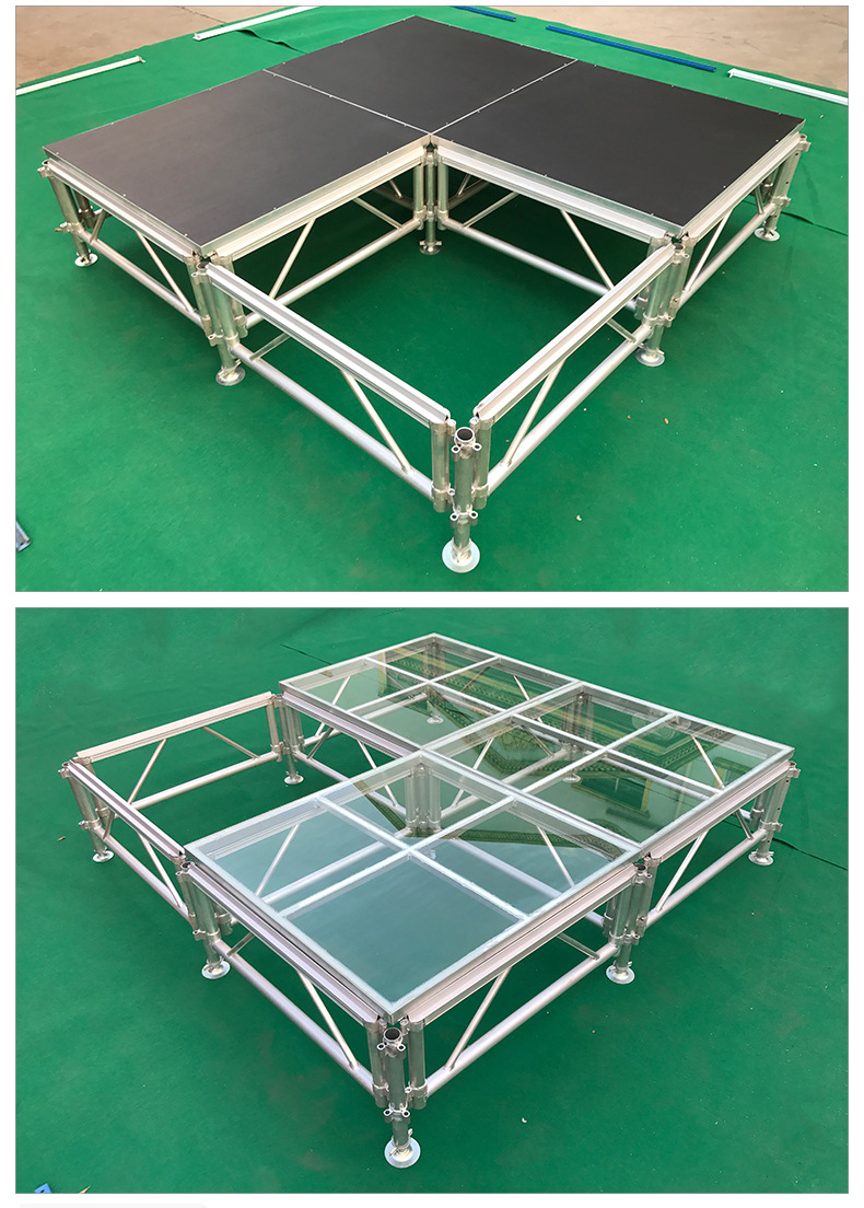 婚庆活动金属拼装舞台架厂家批发户外活动铝合金拼装升降舞台架