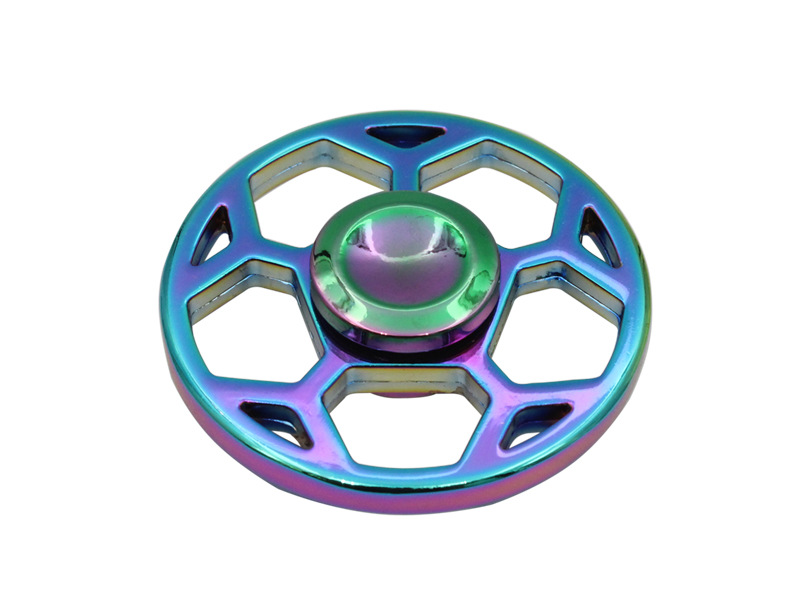 指尖陀螺 炫彩旋转减压速滑轮圆形成人单指玩具厂家长期供应