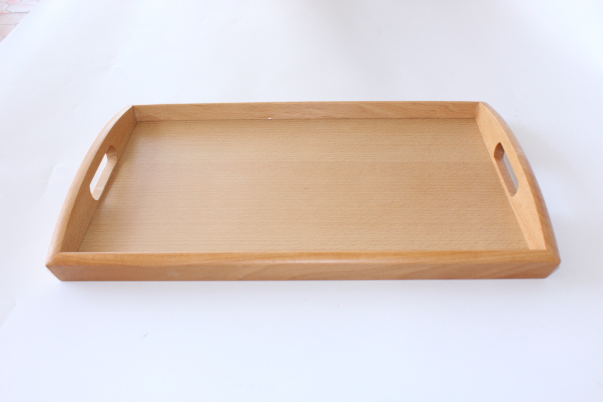 韩式双耳酒店用品木托盘长方形实木托盘木质托盘 餐盘木盘子 茶盘