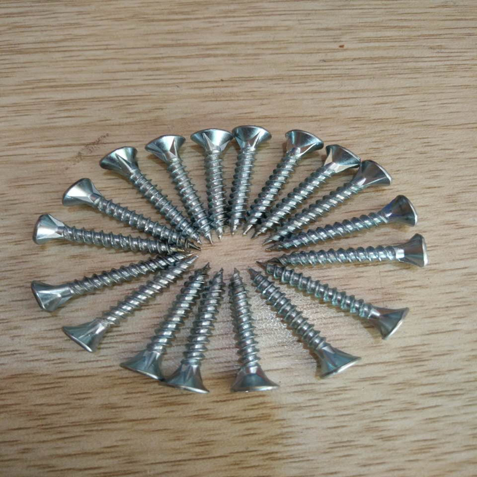 大量批发 十字槽沉头自攻螺丝墙板钉纤维板钉水泥板螺丝 自攻螺钉