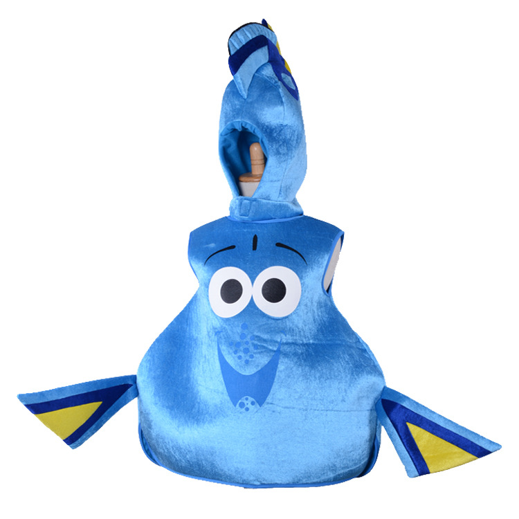 海底总动员 蓝澡鱼多莉dory 成人cos海底动物演出服亲子游戏服装