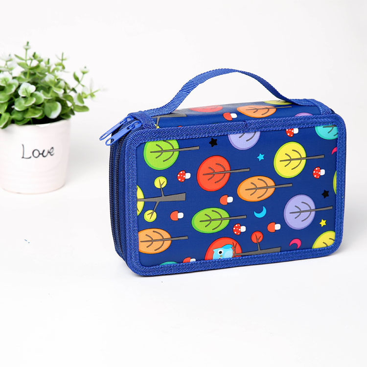 New Products in Stock Sketch Pencil Case Holes Large Capacity Color Lead Pencil Case Stationery Brush Art Manicure Buggy Bag 72 Holes