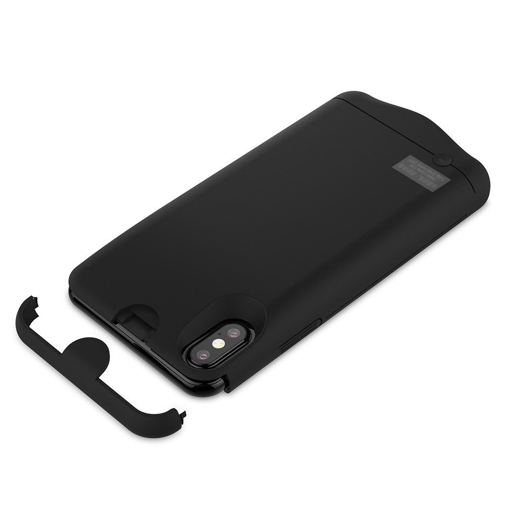 iphonex背夹电池大容量全包充电宝 苹果x轻薄移动电源手机壳