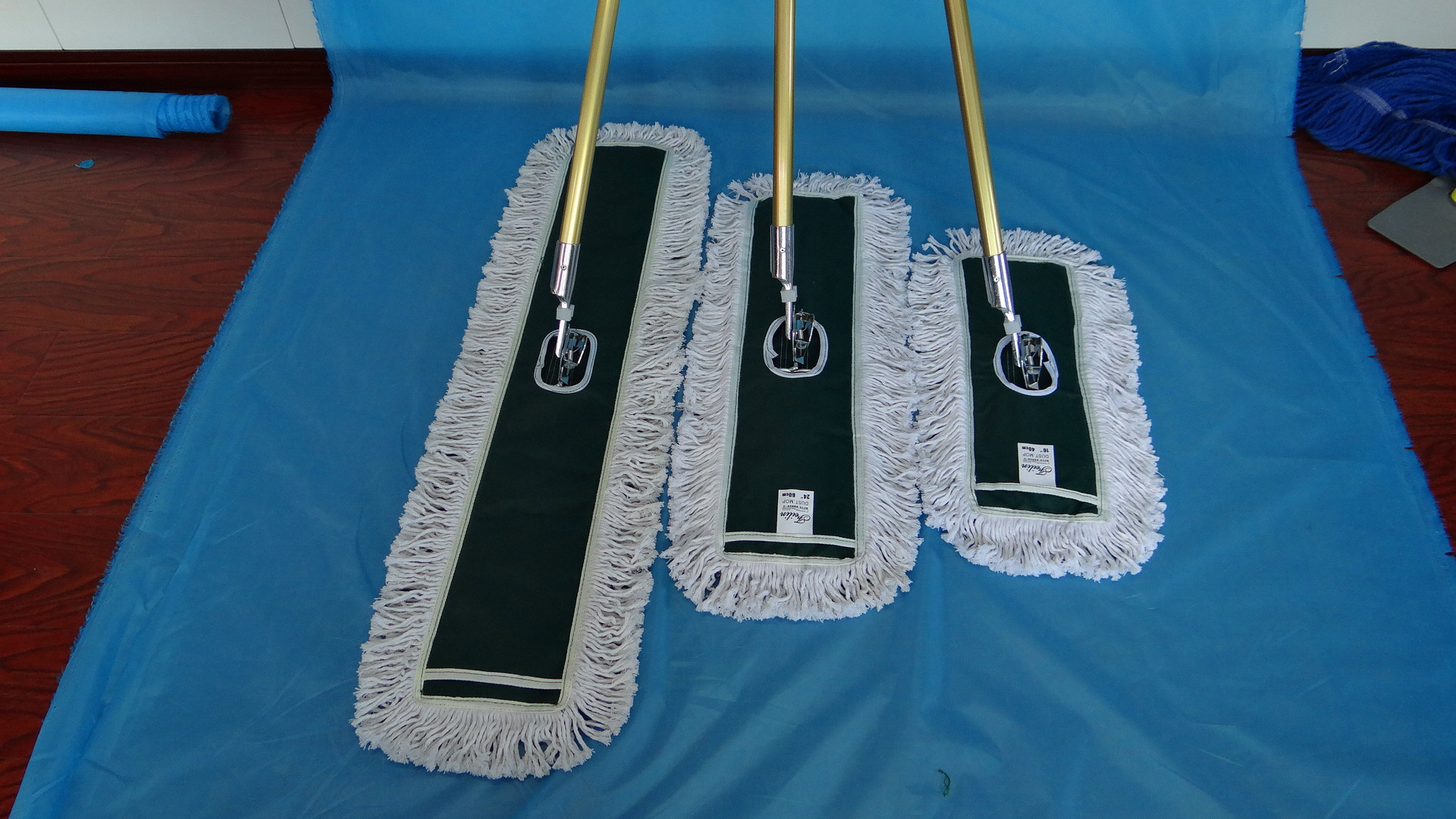 加厚尘推不锈钢转向拖号尘推罩平板拖把40