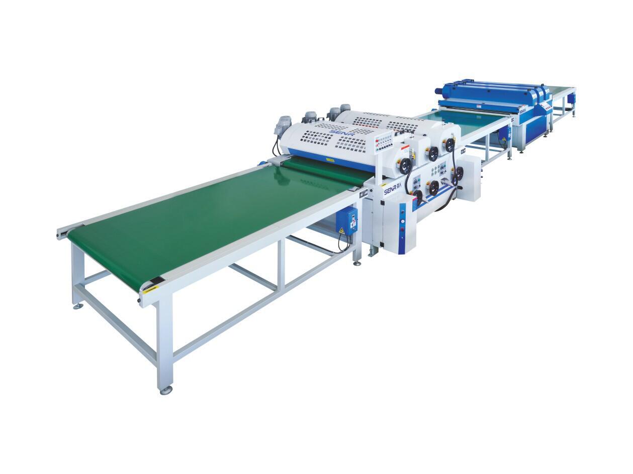 东莞森人专业生产涂布机滚涂机uv涂装生产线 大板正逆辊涂布机.