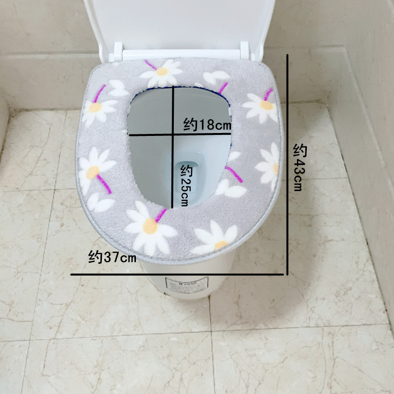 源头厂家直批马桶垫粘扣款拉链款马桶坐垫冬季加厚坐便垫