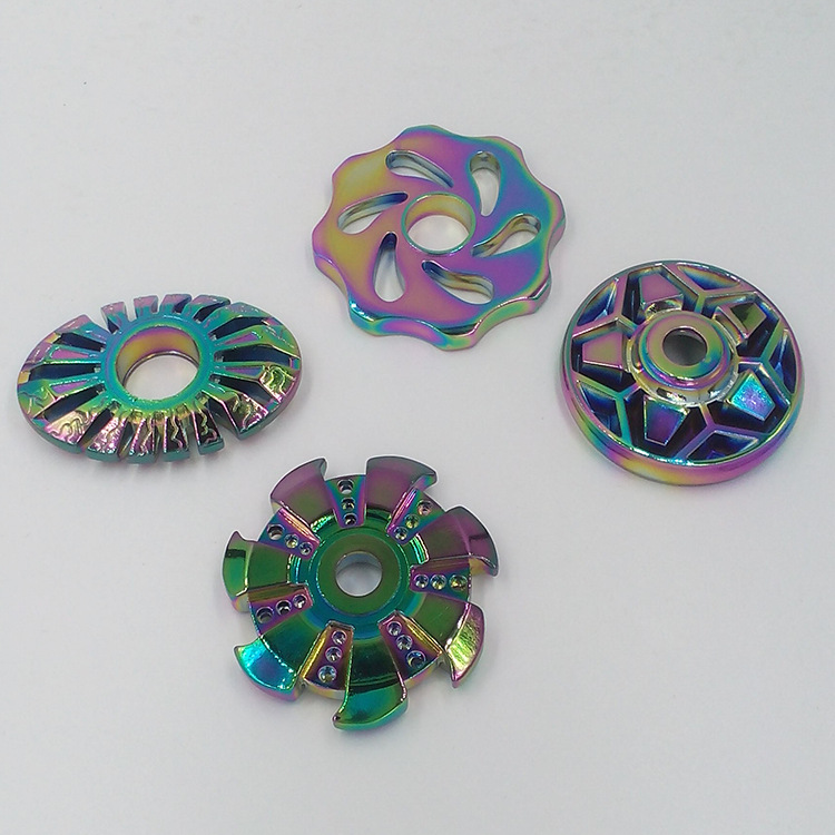 真空镀膜加工电镀彩色锌合金真空电镀厂七彩电镀金属表面电镀炫彩