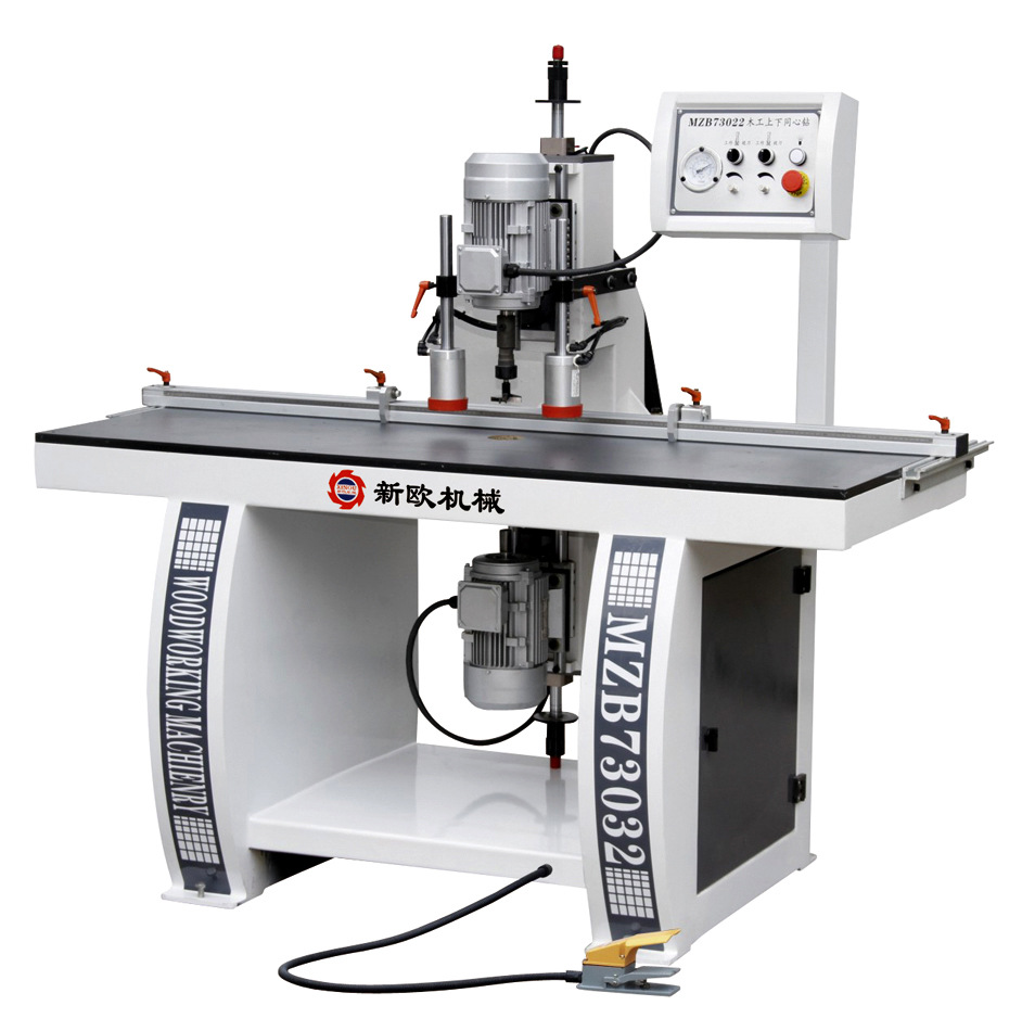 厂家直销 木工机械 双头铰链钻 门锁钻孔机