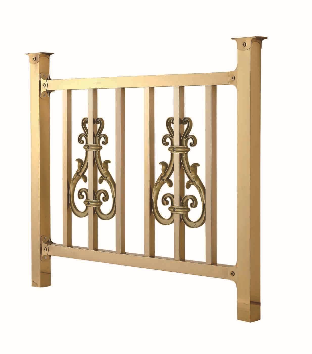 佛山厂家定制 钛金不锈钢围栏防护栏304 星级酒店专用不锈钢围栏