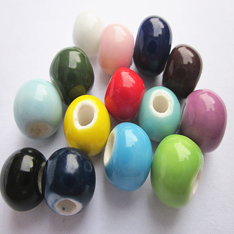 8m纯色陶瓷珠 陶瓷珠子 diy手工陶瓷饰品手链脚链配饰散珠串