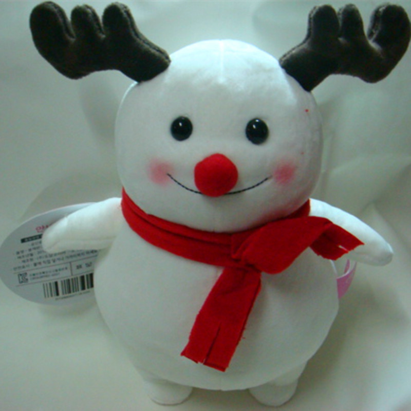 工厂定做圣诞节雪人毛绒玩具礼物公仔布娃娃玩偶女生生日礼物