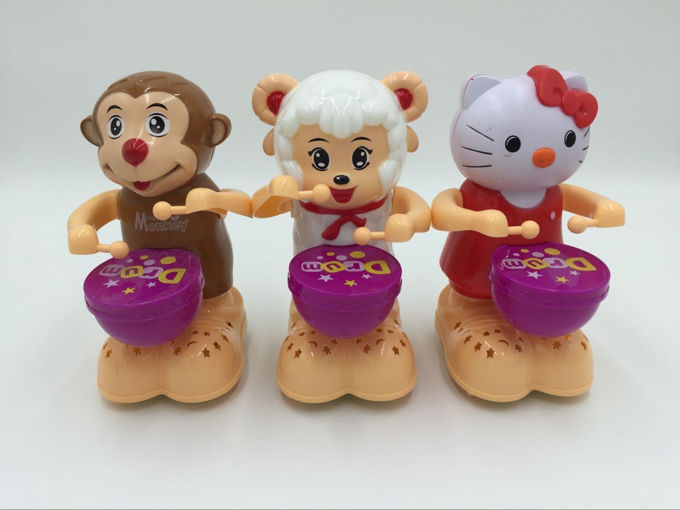 热卖儿童电动益智打鼓玩具 卡通造型礼物地摊玩具 儿童赠品玩具