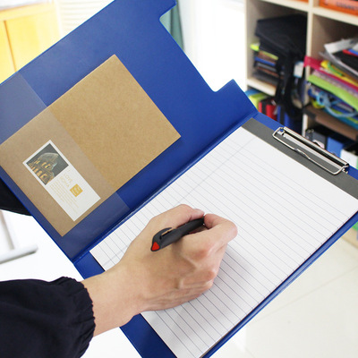 经典简约pvc双页a4办公文件夹商务合同签约本销售资料讲义夹批发