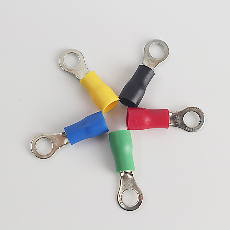 25-4 圆形预绝缘端头 o型接线端子 黄铜0.5厚 1000只/包